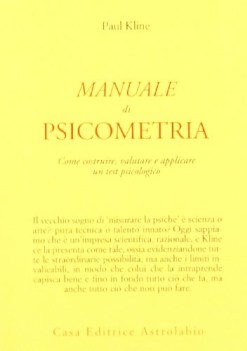 manuale di psicometria