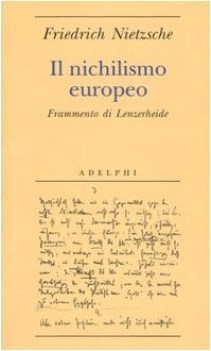 nichilismo europeo frammento di lenzerheide