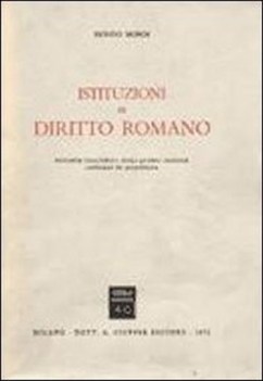 istituzioni di diritto romano 4ed. ampliata e aggiornata