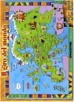 giro del mondo (libro puzzle)