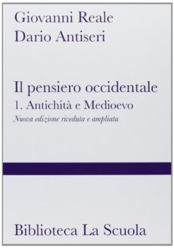 pensiero occidentale 1 antologie filos.,pedag.