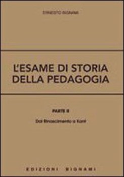 esame di storia della pedagogia 2