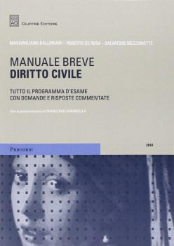 manuale breve di diritto civile
