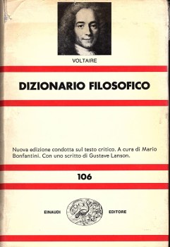 dizionario filosofico