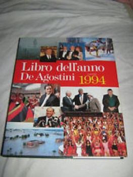 libro dell\'anno de agostini edizione 1994 avvenimenti del 1993