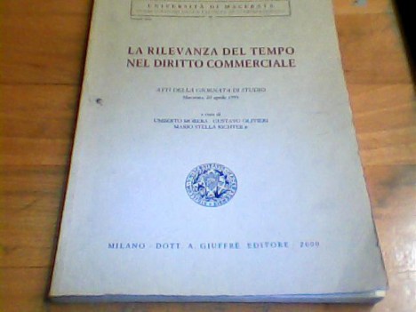 rilevanza del tempo nel diritto commerciale