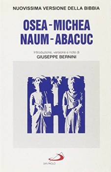 osea michea nahum abacuc nuovissima versione della bibbia n 30