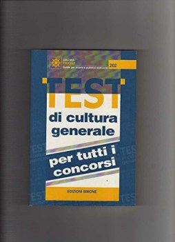 test di cultura generale per tutti i concorsi