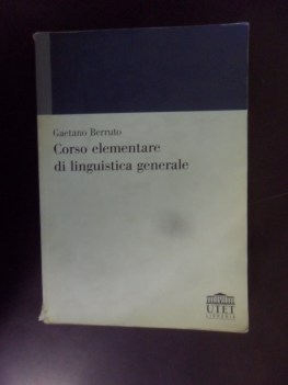 corso elementare di linguistica generale