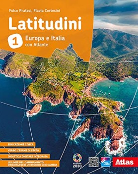 latitudini 1 europa e italia con atlante per la scuola media con eb