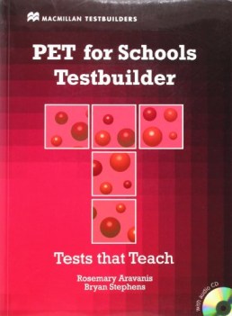 pet for schools testbuilder +cd inglese, grammatica