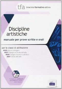 TFA t14 discipline artistiche manuale
