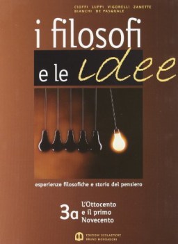 Filosofi e le idee 3  A + B - Ottocento + novecento + CD fc
