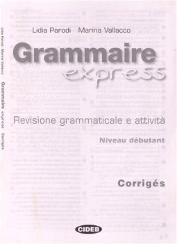 grammaire express debutant corriges