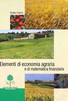 elemementi di econ.agrFUORI CATALOGO