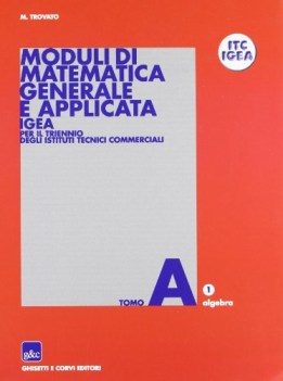 moduli di matematica gen appl. A