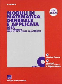 moduli di matematica generale e appl. c