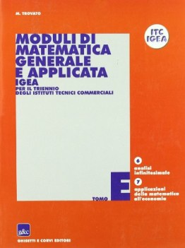 moduli di matematica gen appl. E