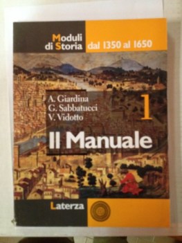 moduli di storia da 1350 a 1650 (manuale)