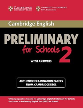 cambridge english preliminary for schools sb with answers