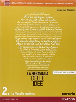 meraviglia delle idee 2 filosofia moderna