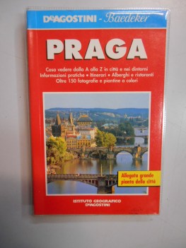 praga guida con carta stradale baedeker