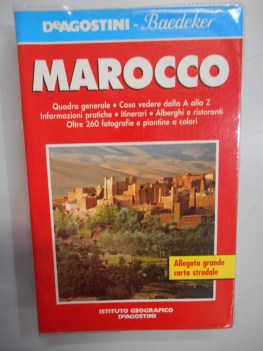 marocco guida con carta stradale baedeker