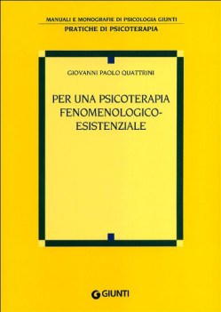 per una psicoterapia fenomenologicoesistenziale