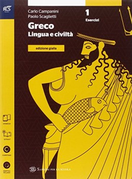 greco lingua e civilta gialla,eserc.1 greco, gramm.e esercizi