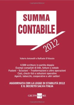 summa contabile 2012